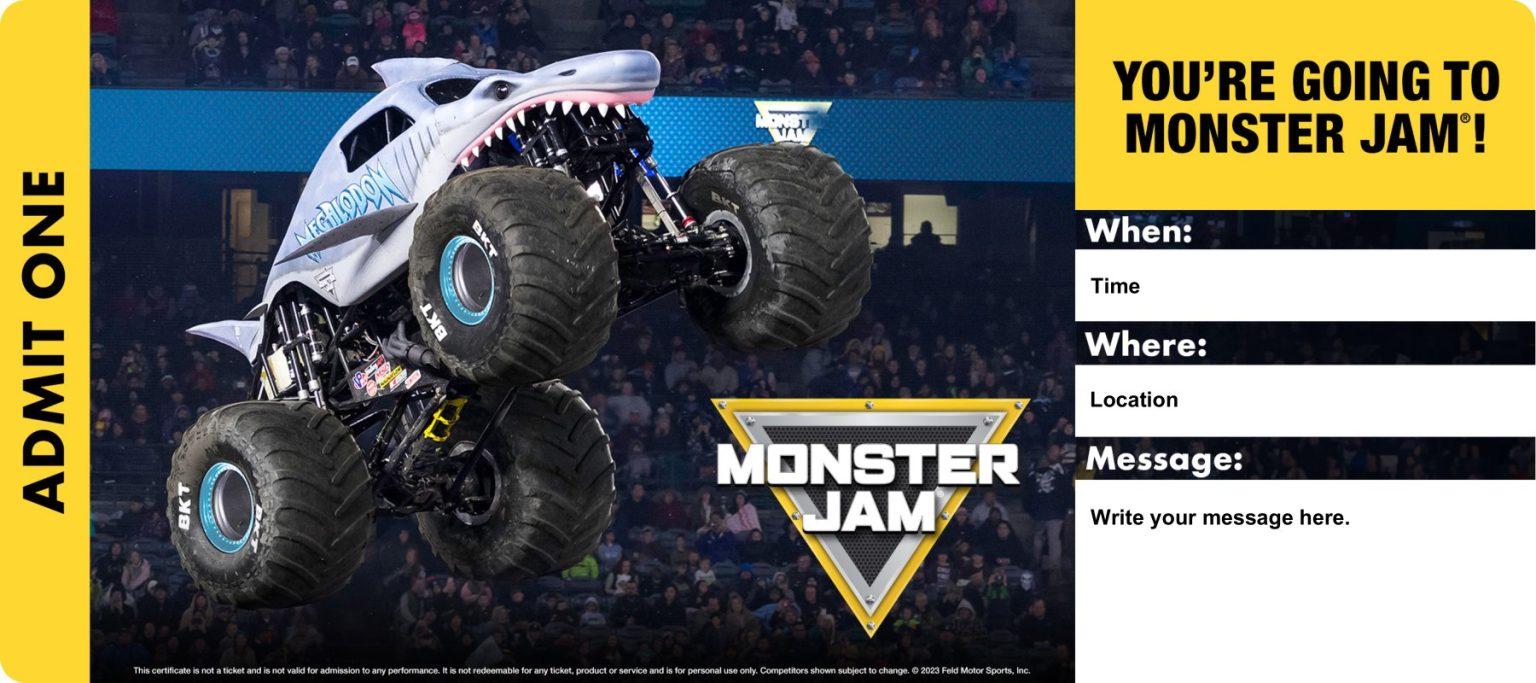 Tickets Make Great Gifts! Monster Jam®