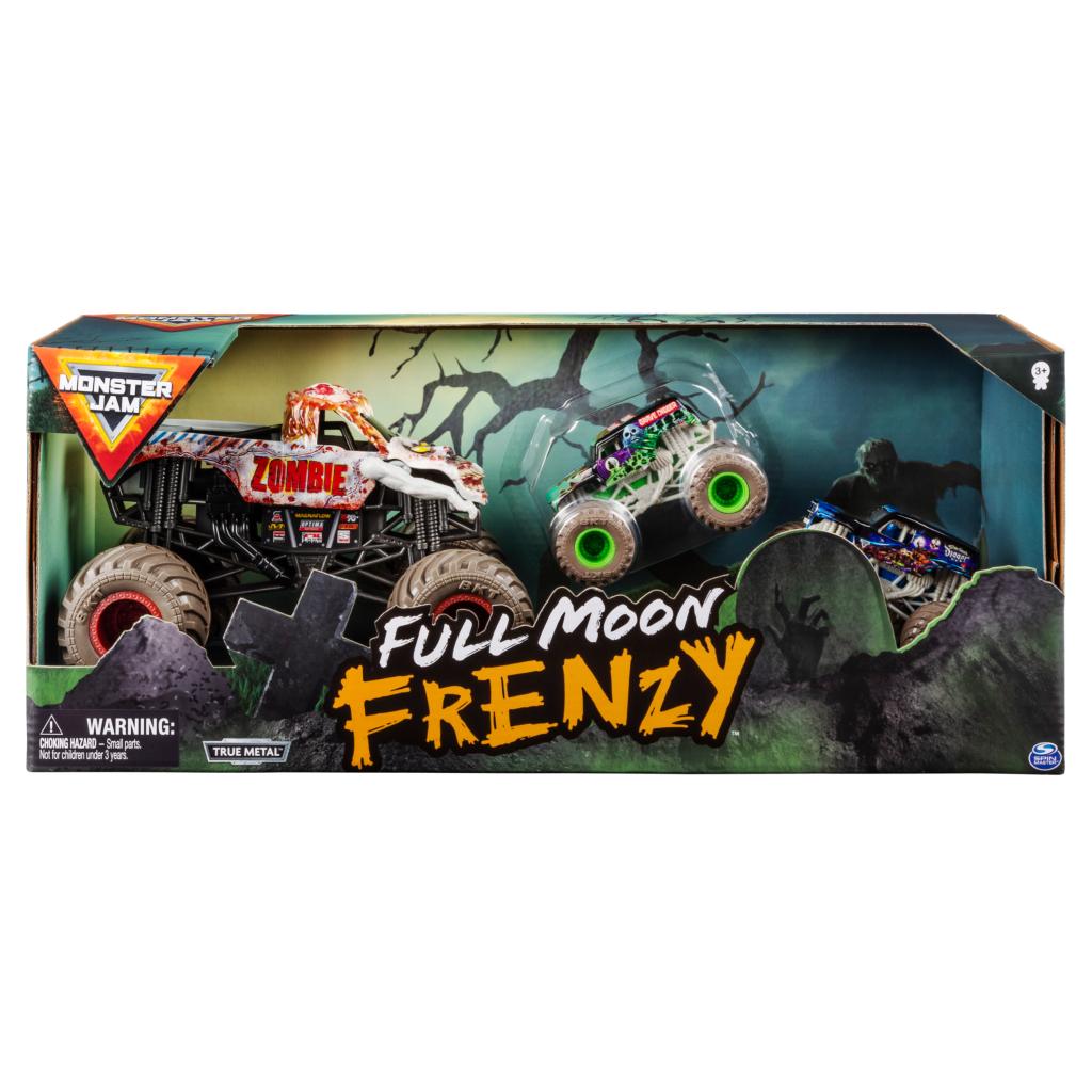 Monster Jam, Full Moon Frenzy 3-Pack of Official Exclusive