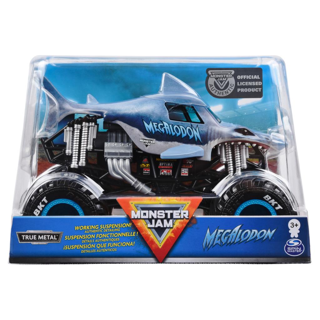 Monster Jam, Official Megalodon Monster Truck, Die-Cast Vehicle, 1