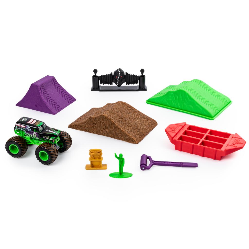 Monster Jam, Grave Digger Monster Dirt Deluxe Set, Featuring 16oz