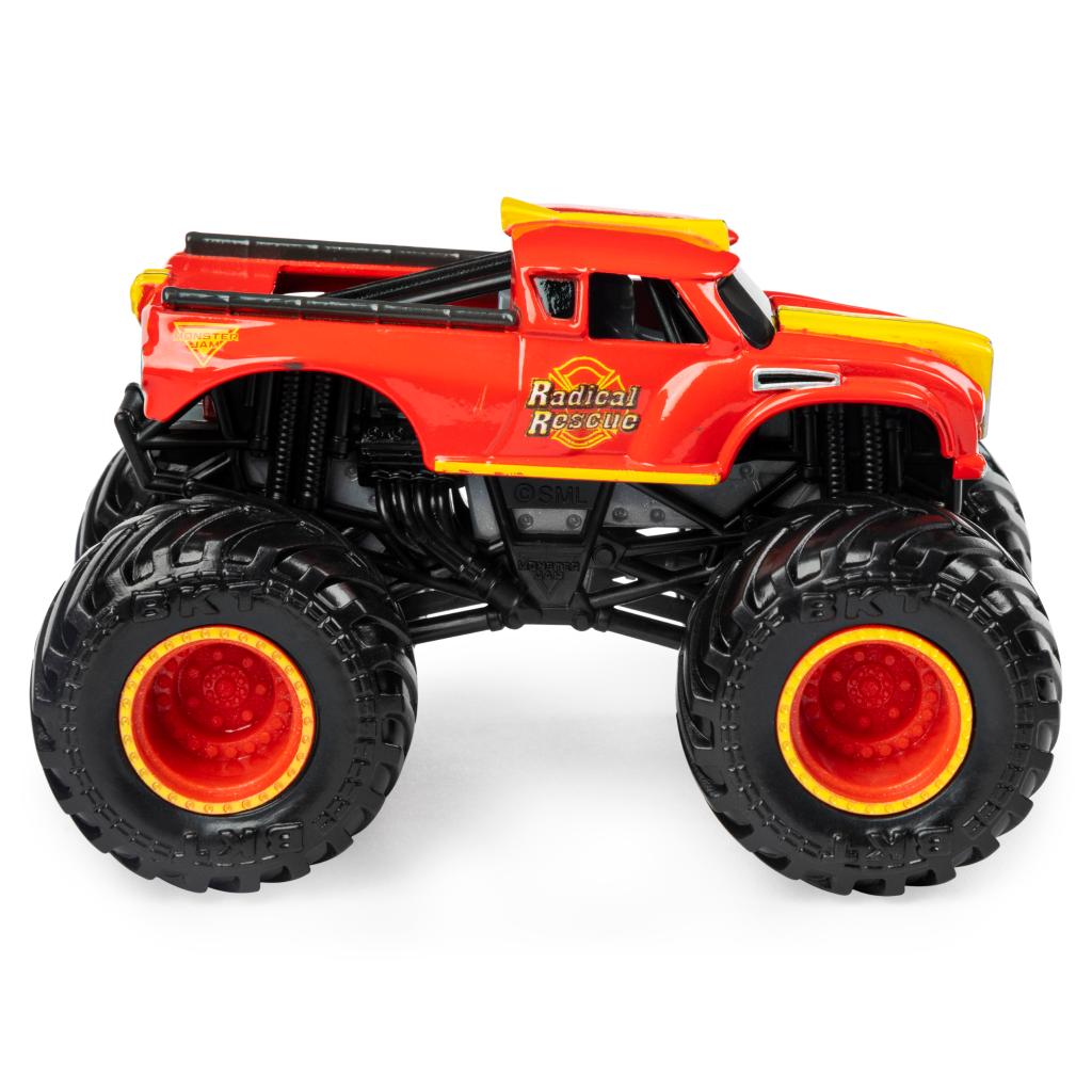 Monster Jam, Official Radical Rescue Monster Truck, Die-Cast Vehicle ...
