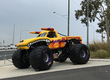 El Toro Loco is ready to take on Brisbane on Oct. 1 to start the fourth Australian Monster Jam tour” (Photo courtesy of Brian Welch)