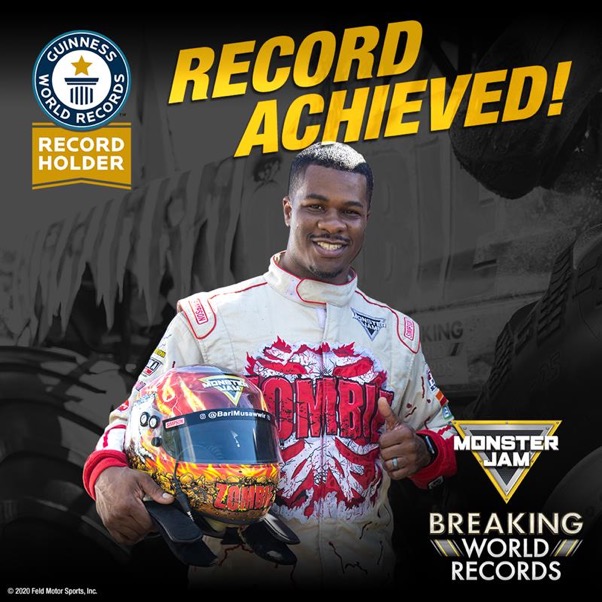 MOST DONUTS (Spins) by a Monster Truck