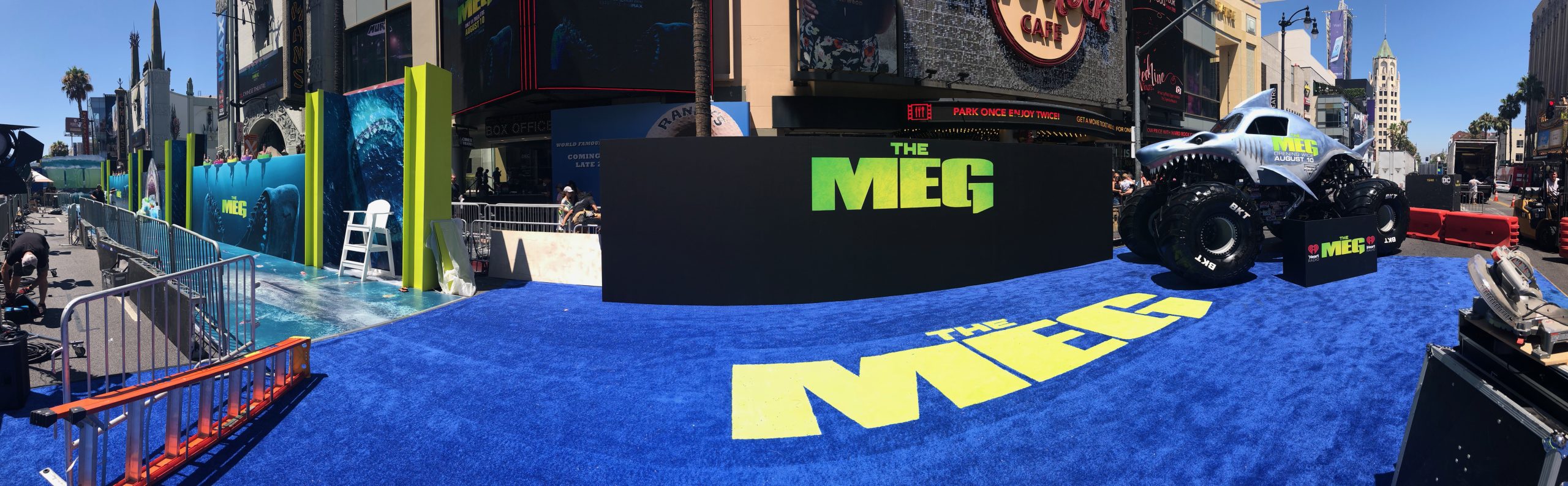 Megalodon at The MEG Premiere