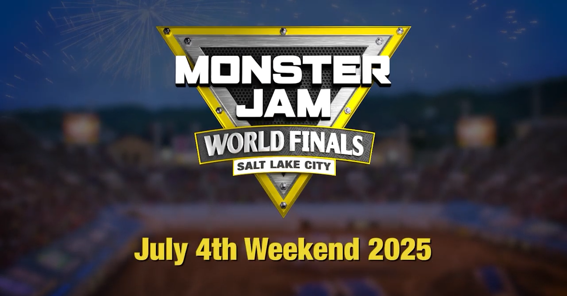 Monster Jam World Finals Salt Lake City logo - July 4th Weekend 2025
