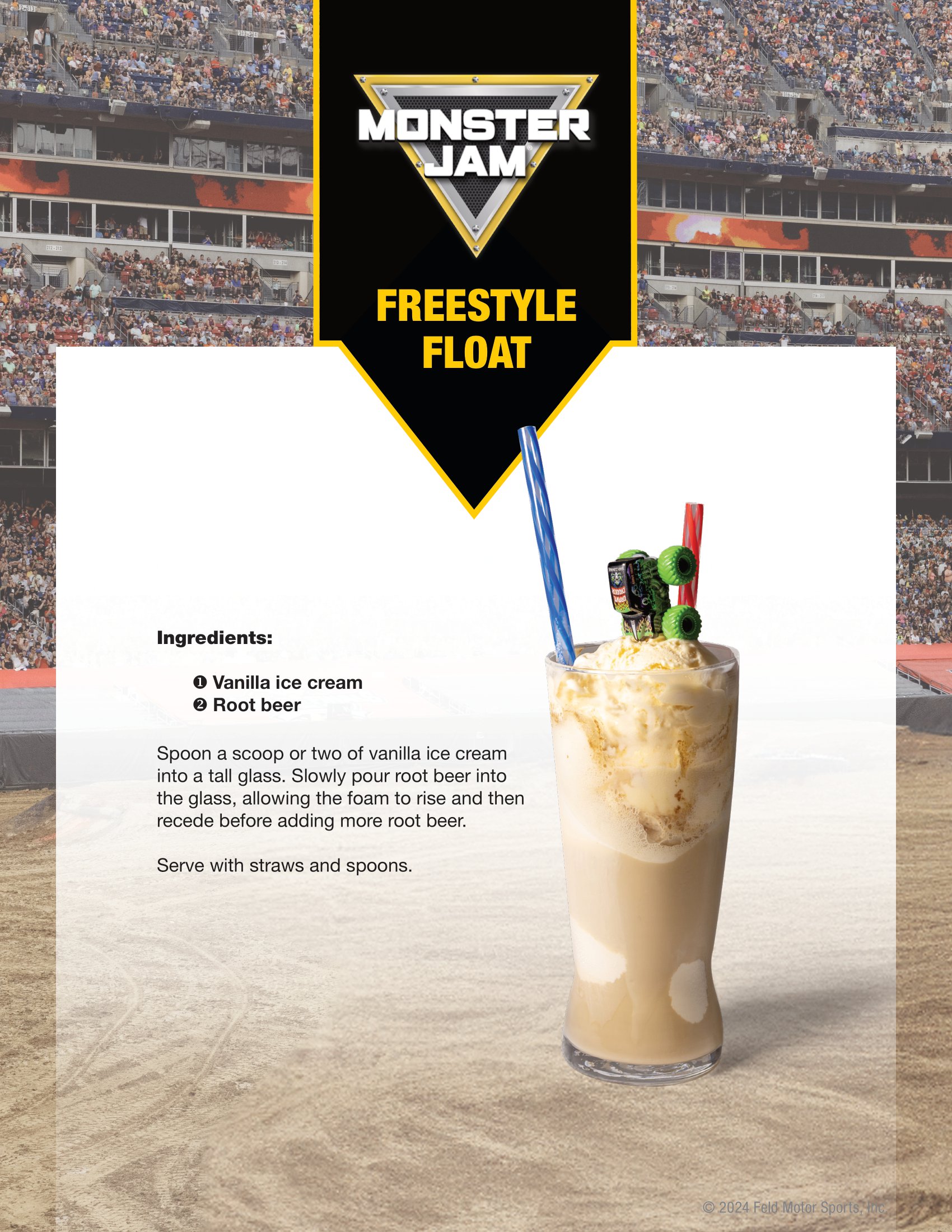 Monster Jam Freestyle Float recipe