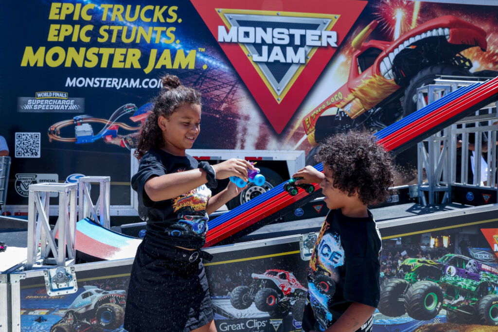 Fans at a Monster Jam Road Trip event