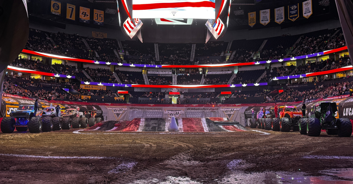 Monster Jam opening ceremonies in Nashville