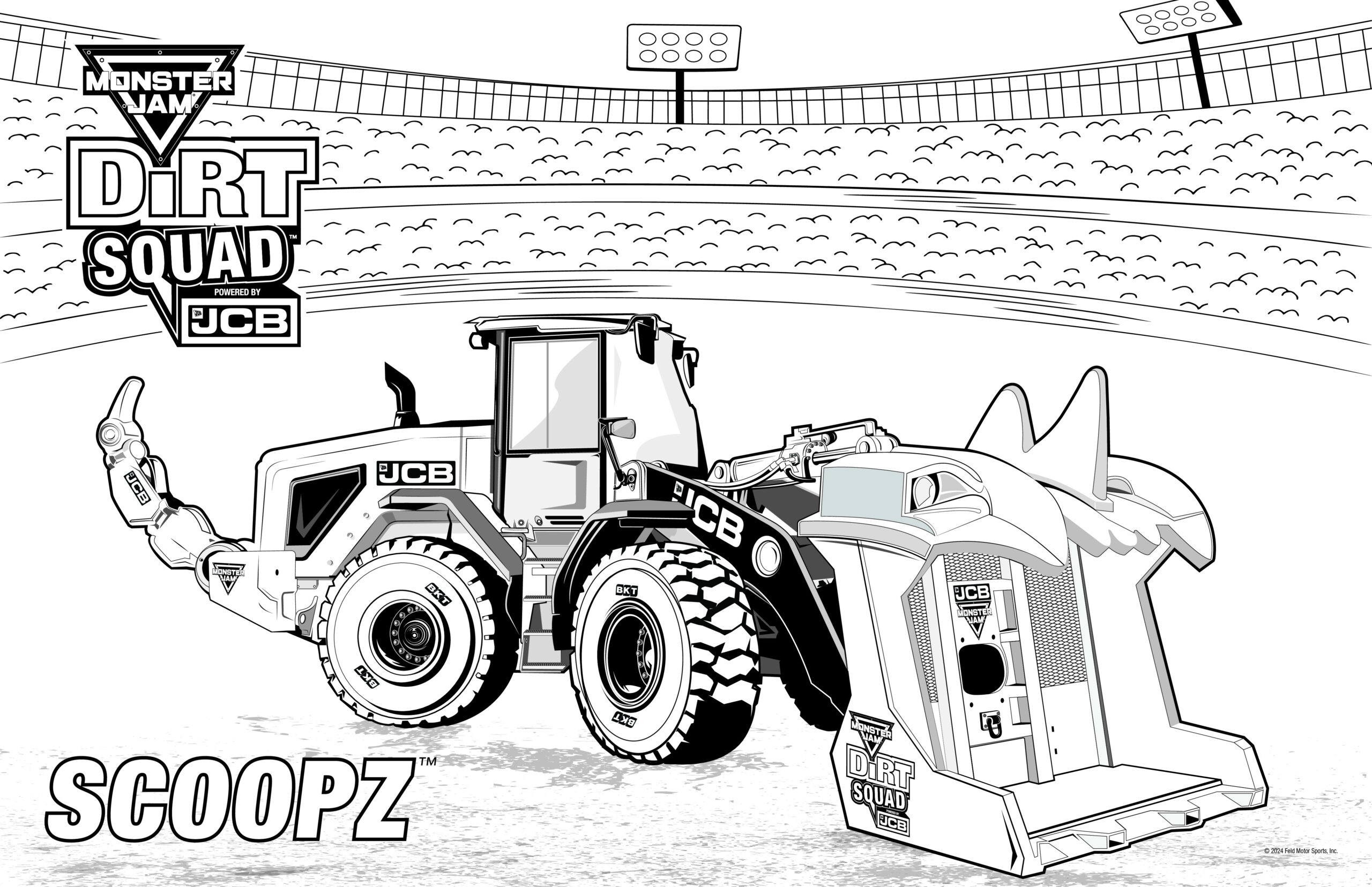 Scoopz coloring sheet