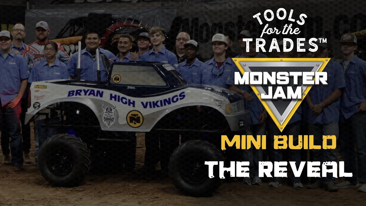 Monster Jam Tools for the Trades Mini Build The Reveal