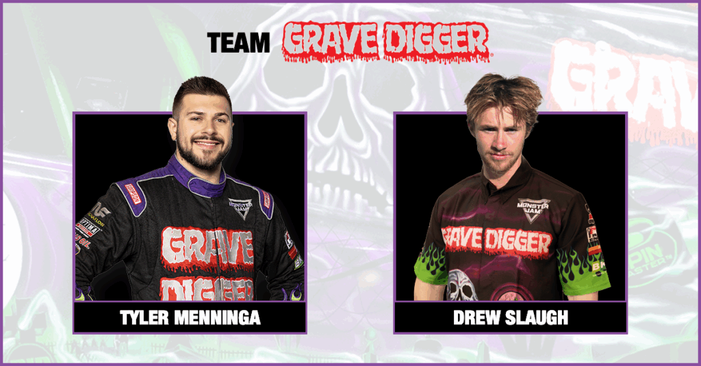 Team Grave Digger: Tyler Menninga and Drew Slaugh