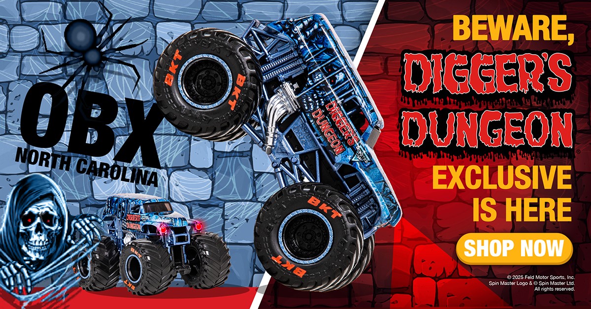 Monster Jam 8個セット割 Monster Jam, Grave Digger 40th Anniversary 8-Pack Monster