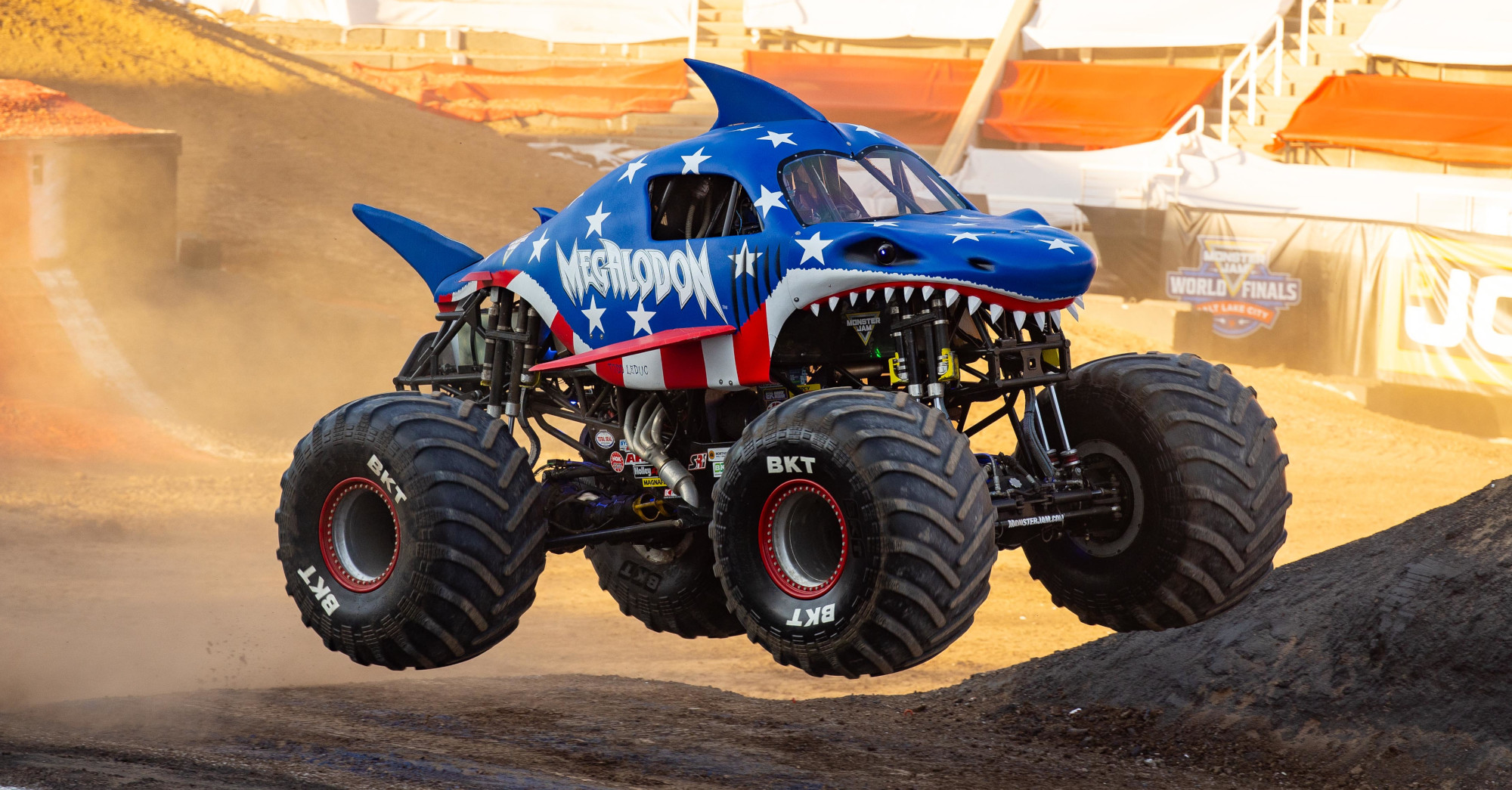 Megalodon Stars & Stripes at Monster Jam World Finals XXIV