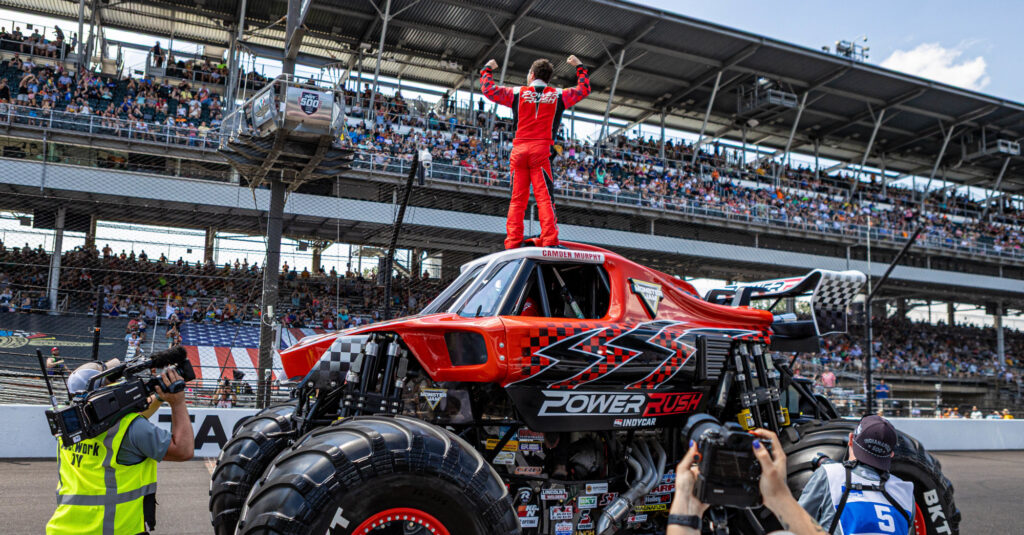 Camden Murphy and the Power Rush Monster Jam truck