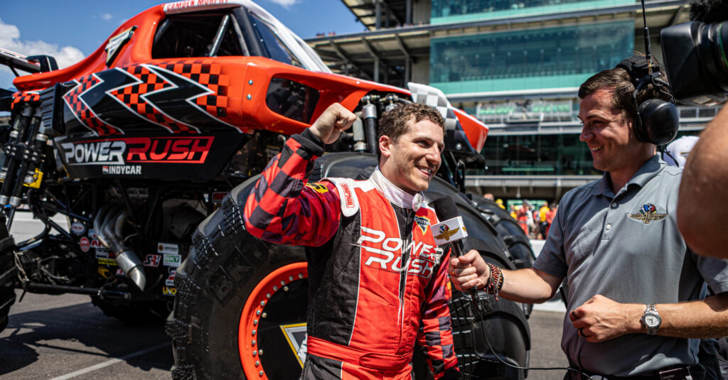 Camden Murphy and the Power Rush Monster Jam truck