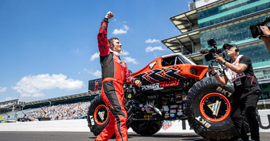 Camden Murphy and the Power Rush Monster Jam truck