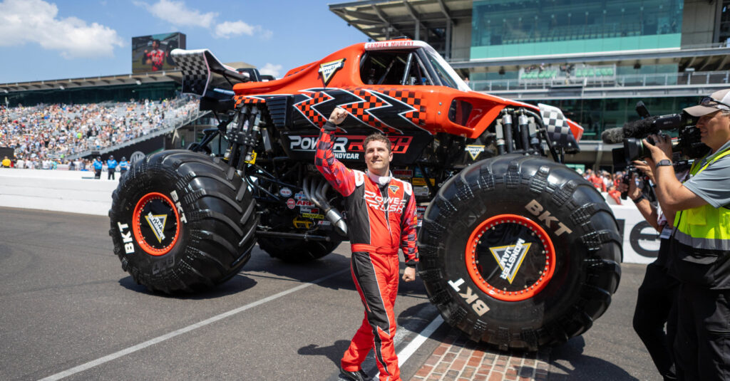 Camden Murphy and the Power Rush Monster Jam truck